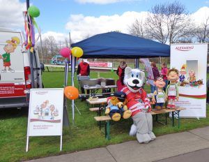 Maskottchenparade im Elbauenpark Magdeburg 2016