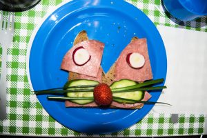 Eine Frühstücksbrot-Katze