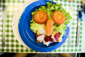 Lustiges Frühstücksbrot