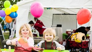 Luftballons machen glücklich