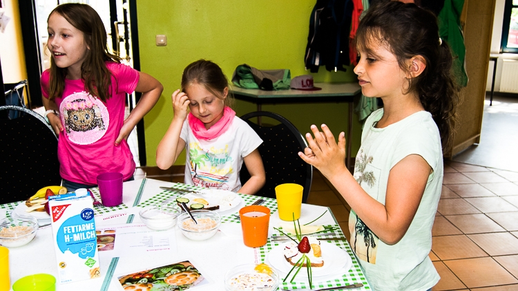 Die Kinder zeigen immer wieder, wie kreativ sie sind.