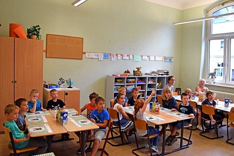 Rege Teilnahme der Kinder!