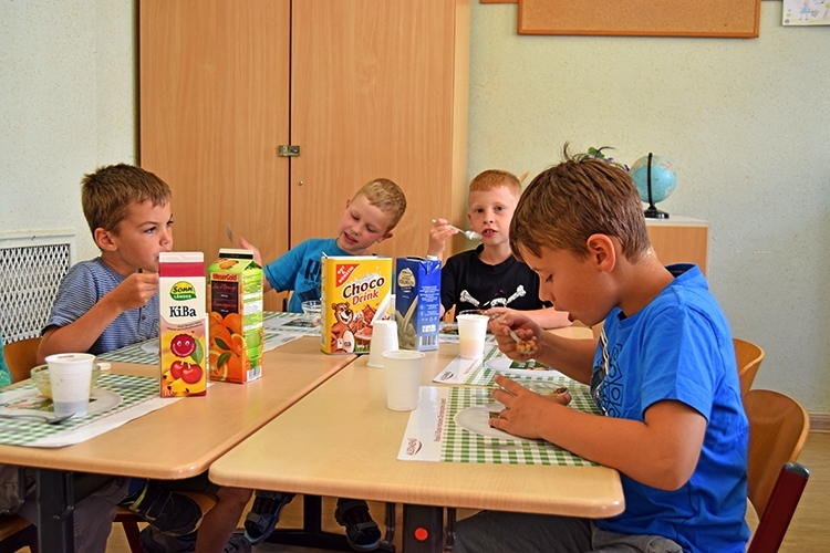 Wie wärs mal mit Saft oder Kakao im Müsli?