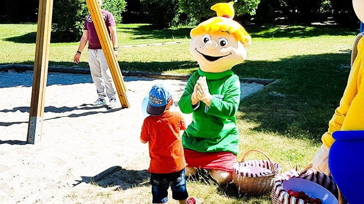 Für kleine Spieleinheiten hat Hopsi immer Zeit!