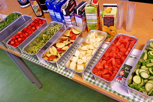 Erbeeren, Bananen, Gurken - es fehlt an nichts!