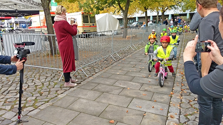 Laufradrennen der Kids!