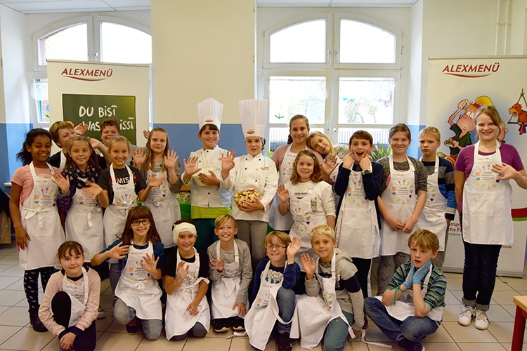 Gruppenfoto der Klasse 4a der Grundschule