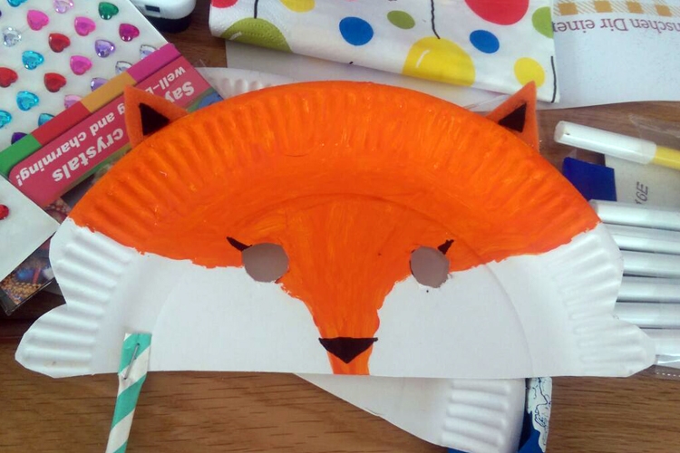 Ein feuerroter Fuchs - tolle Idee!