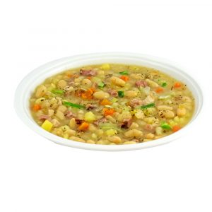 1327 Weiße Bohnensuppe mit Kartoffel- und Kasslerwürfeln