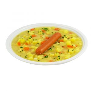 1330 Kartoffelsuppe mit Wiener Würstchen