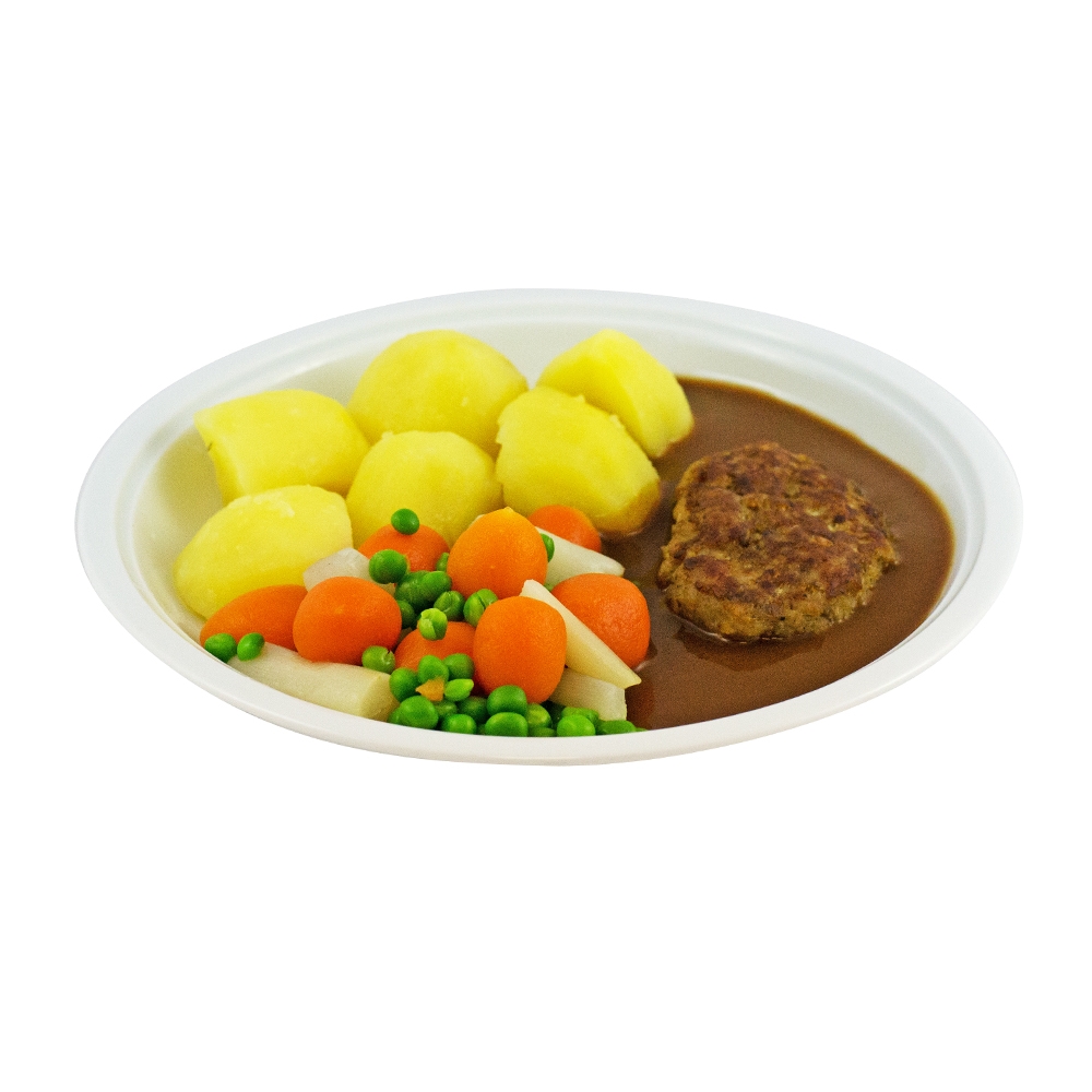1764 Boulette mit Rahmsauce, Leipziger Allerlei und Kartoffeln ...