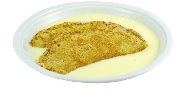 2626 Eierkuchen und heiße Sauce mit Vanille-Geschmack