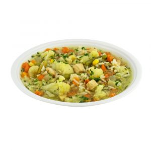2694 Reissuppe mit Gemüse- und Hühnerfleischeinlage