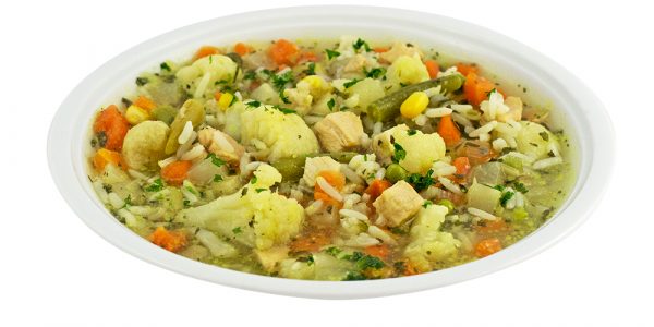 2694 Reissuppe mit Gemüse- und Hühnerfleischeinlage