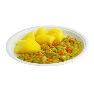 3216 Exotisches Linsencurry mit Äpfeln und Möhren, dazu Kartoffeln