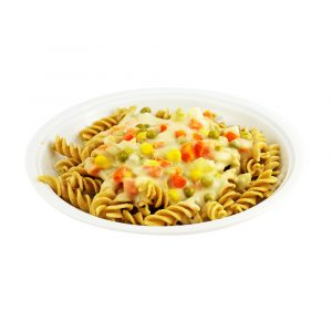 4160 Vollkornnudeln mit Gemüse-Sahnsesauce