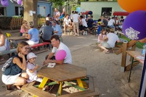 Die Eltern und Kinder der Kita Körbelitz freuen sich auf das Fest.