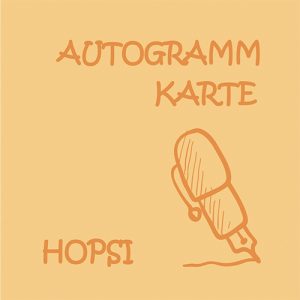 Autogrammkarte Hopsi