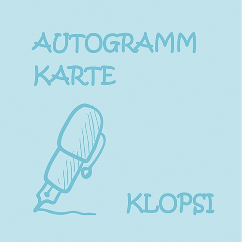 Autogrammkarte Klopsi