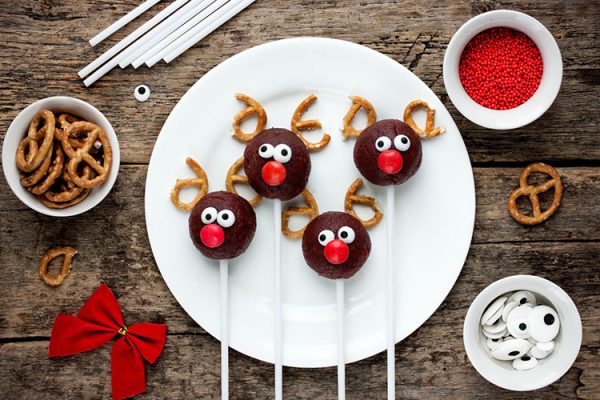 Rentier-CakePops Rentier-Plätzchen ©san_ta/fotolia