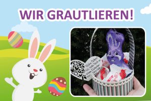 Wir gratulieren der Gewinnerin unseres Osterpaketes!