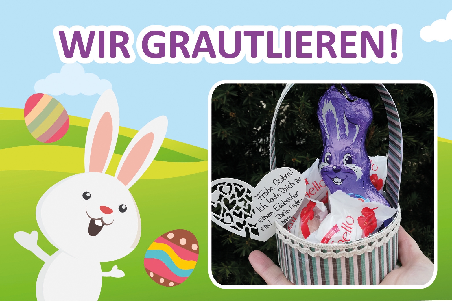 Wir gratulieren der Gewinnerin unseres Osterpaketes!