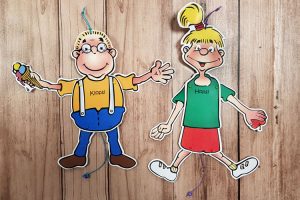 Hopsi und Klopsi gibt es jetzt auch als Hampelfiguren!