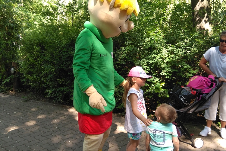 Fotoshooting mit Hopsi