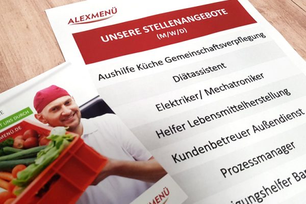 Wir suchen neue Kolleginnen und Kollegen - Bewerben Sie sich jetzt! ©ALEXMENÜ