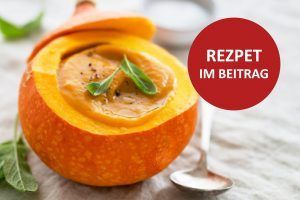 Machen Sie die Kürbiscremesuppe schnell und einfach selber zuhause nach. ©valeria_aksakova/freepik