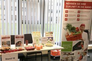 Messestand von ALEXMENÜ auf der Azubi-Messe