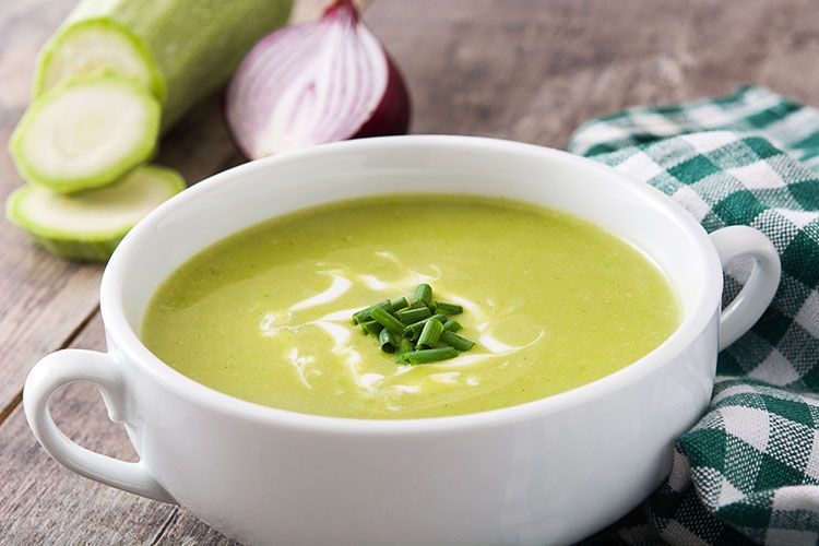 Blumenkohl-Zucchini-Cremesuppe