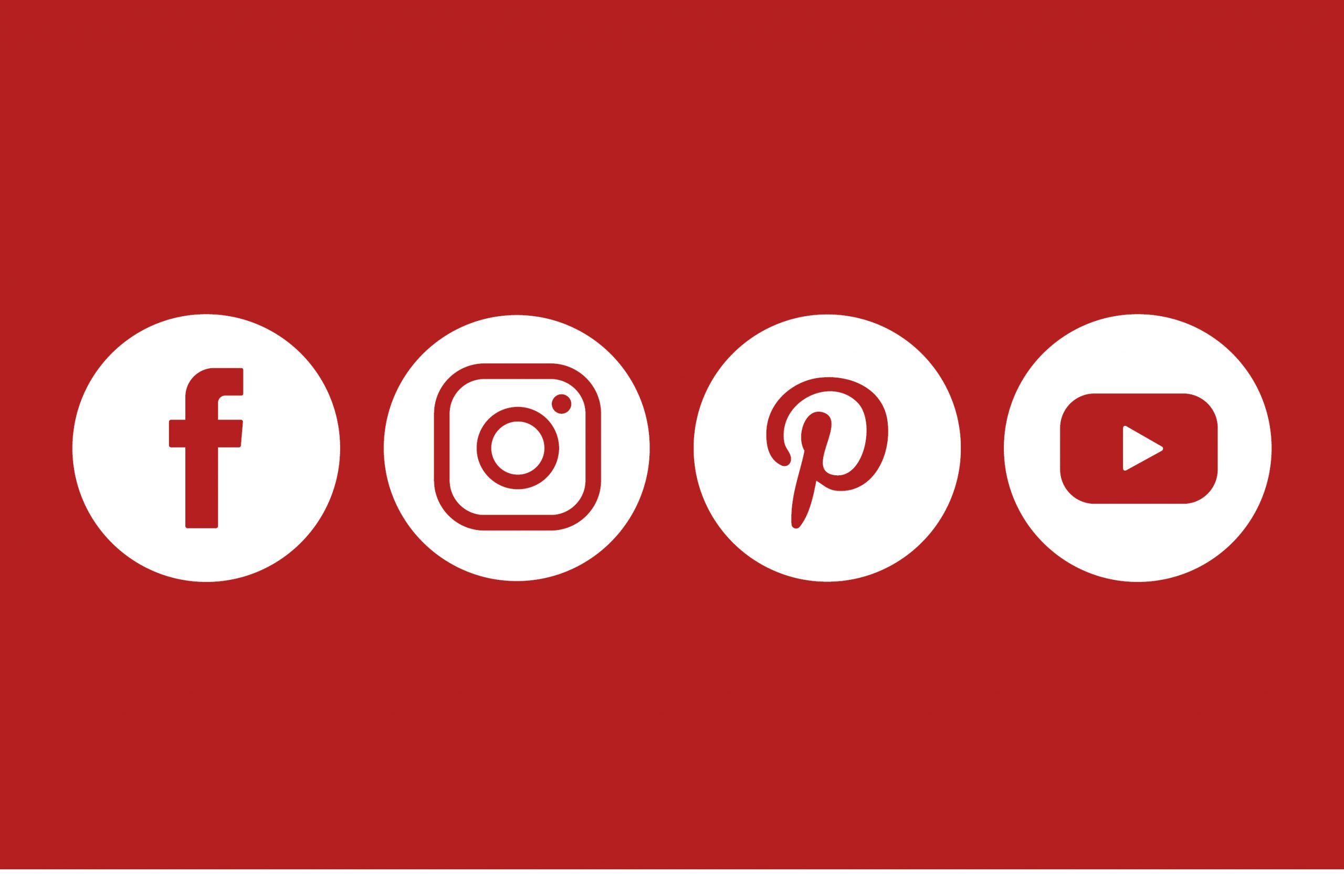 Sie finden uns ab sofort auch auf Facebook, Instagram, Pinterest und YouTube.