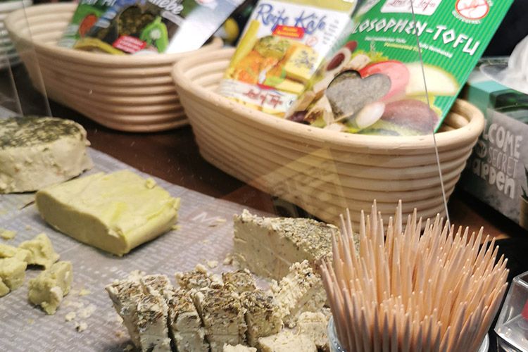 Käse mal anders - aus Tofu.
