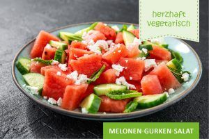 Melonen-Gurken-Salat ©freepik
