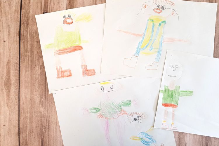 Wir freuen uns über die tollen Bilder unserer Maskottchen und sagen Danke an die Kita Büddenstedt. ©Maria Kunz/ALEXMENÜ