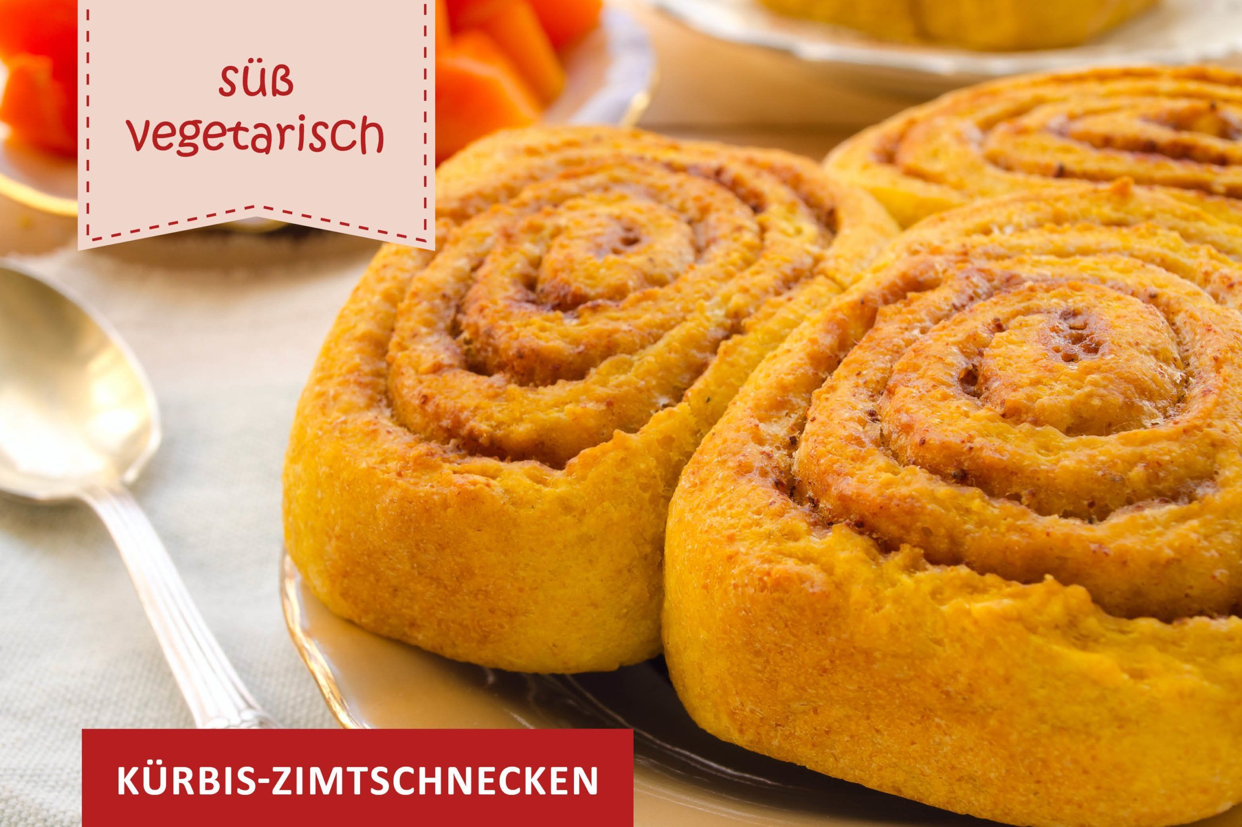 Kürbis-Zimtschnecken