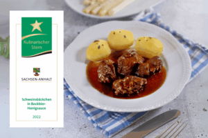 Gewinner Kulinarischer Stern 2022 - Feinkost und Konserve Schweinsbäckchen | Werksverkauf ALEXMENÜ - Manufaktur