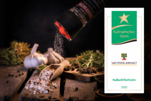 Gewinner Kulinarischer Stern 2025 - Gewürz Nullachtfünfzehn | Werksverkauf ALEXMENÜ - Manufaktur